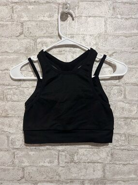 JoyLab Black High-Neck Sports Bra
